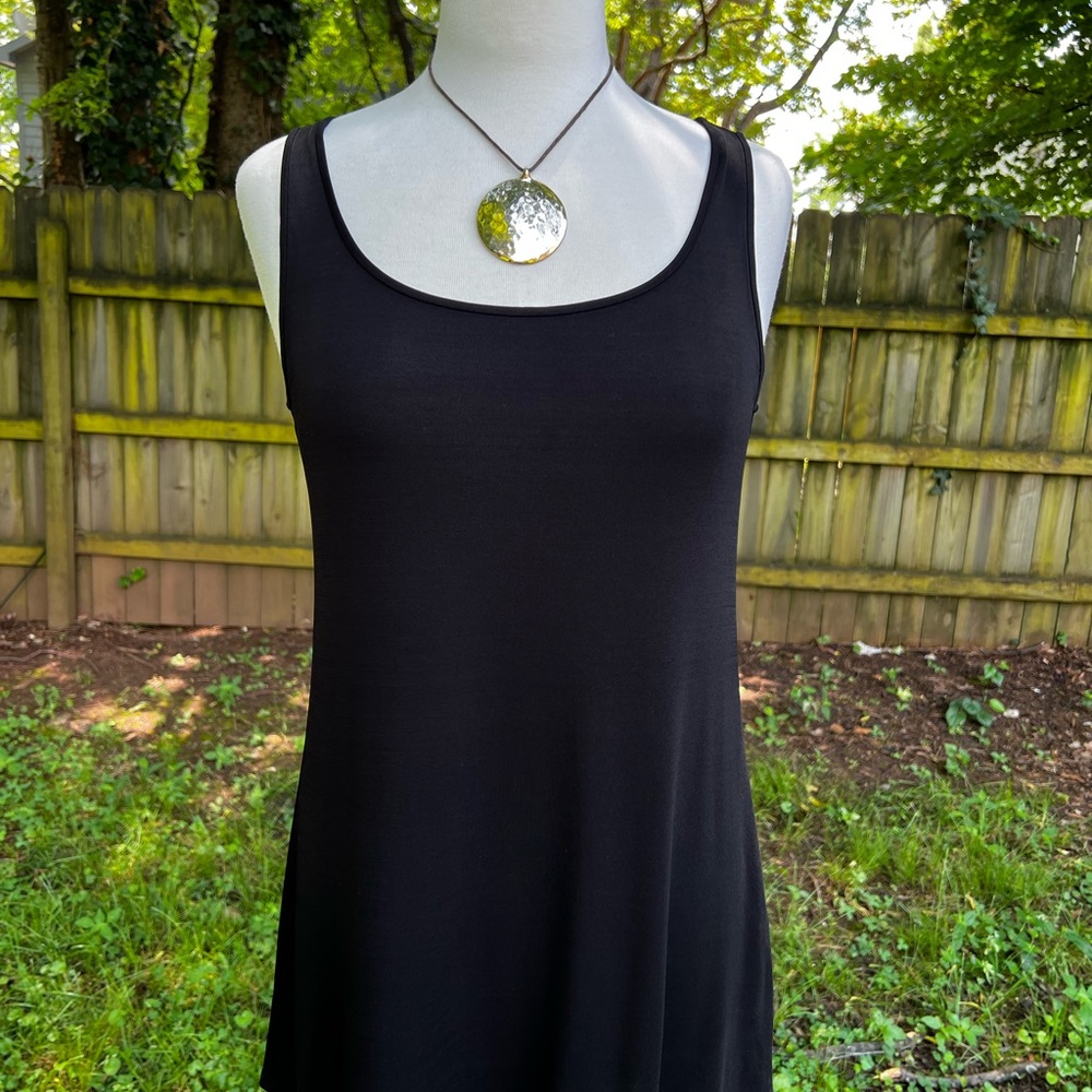 Eileen Fisher Stretch Silk Jersey Scoop Neck Tank